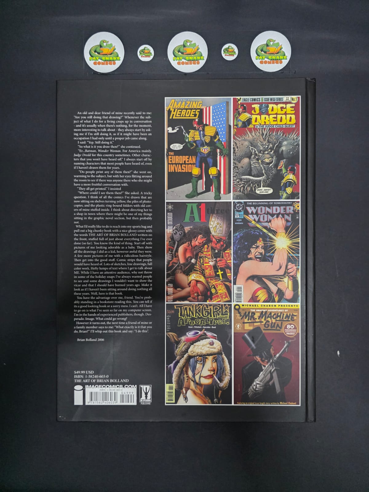 The Art of Brian Bolland (2006) Brand New  NM/MT