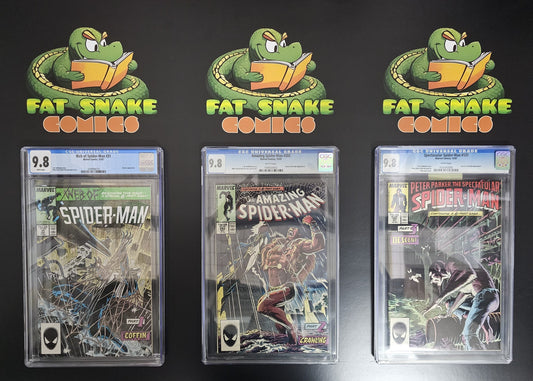 Spider-Man (1987) Kraven's Last Hunt 6-parts Complete CGC 9.8 WP