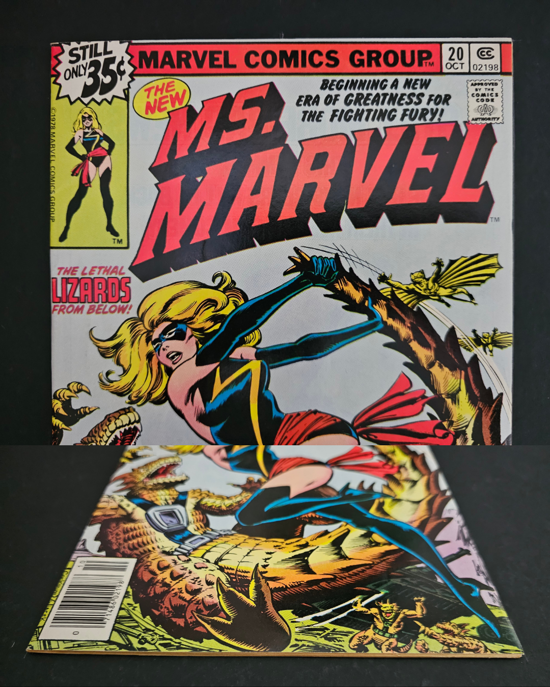 Ms. Marvel (1978) #20 Debut of classic Ms. Marvel costume