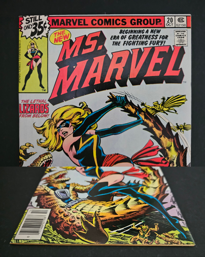 Ms. Marvel (1978) #20 Debut of classic Ms. Marvel costume