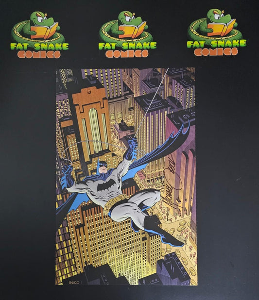 Batman (1988) #417 "Ten Knight of the Beast" Signed Colored Art Print