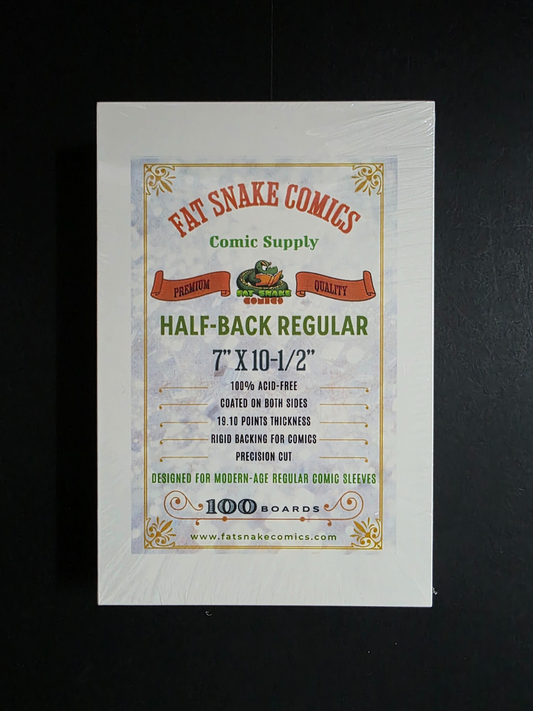 FSC Half-Back Regular 7" x 10-1/2" Acid-Free Backing Boards