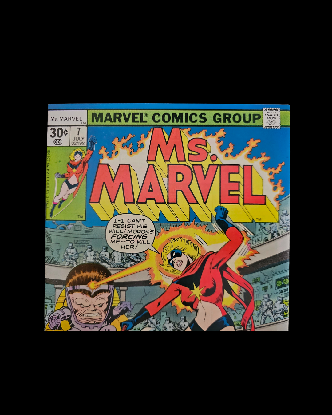 Ms. Marvel (1977) #7  Higher Grade M.O.D.O.K. Appearance
