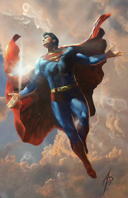 Rudy Ao's Superman Colored Art Print