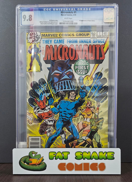 Micronauts (1979) #1 : CGC 9.8 WP